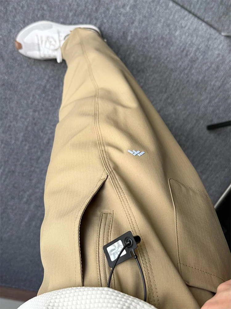 

Американские мягкие желтые мужские осенне-зимние прямые повседневные брюки цвета хаки, функциональные брюки десантника на открытом воздухе