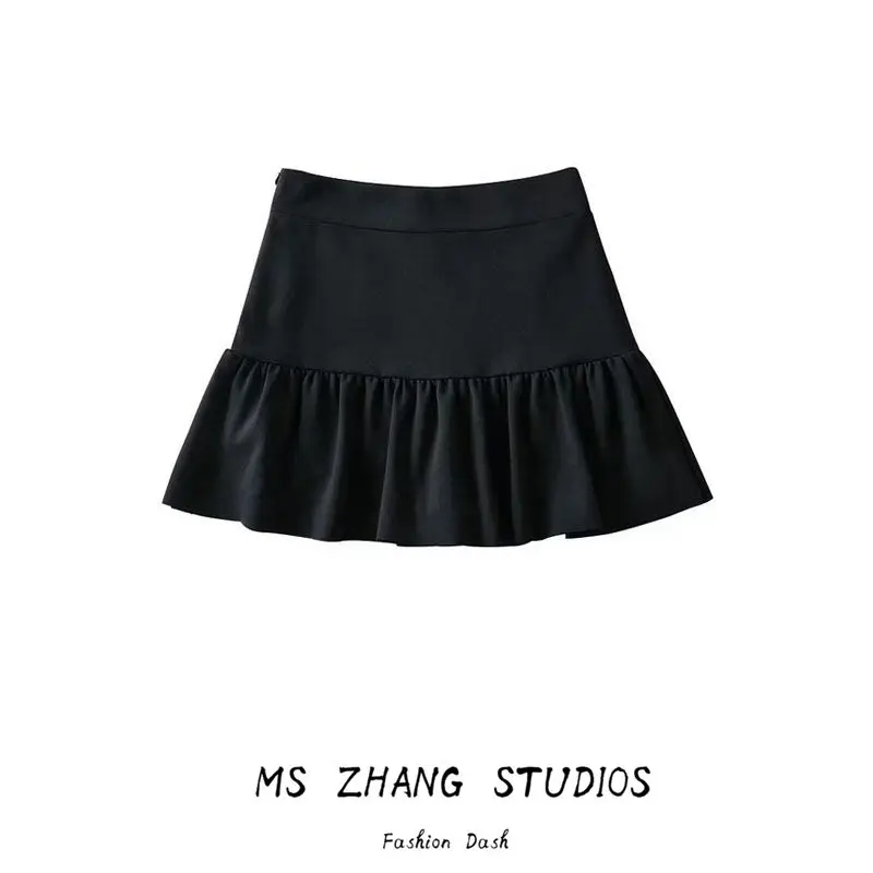 Gonna sportiva a vita alta da donna A-Line Ultra-ort Yoga Running Fitn Gonne alla moda Collezione primaverile con design in puro colore