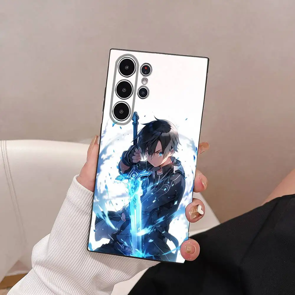 S-Sword Art O-Online Phone Case For Phone S Series S21 S22 S23 S24 S25 FE Plus Ultra TPU Soft To Skin-friendly Case