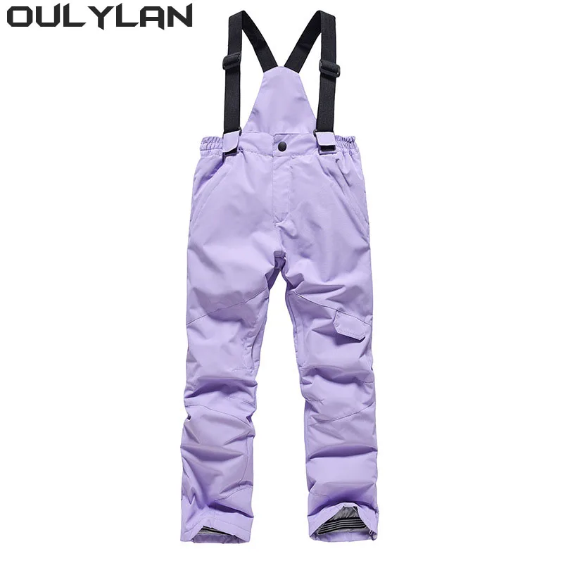 

Oulyaln Outdoor Sports High Quality Windproof Waterproof Warm Snow Pants Ski Snowboarding Pants Winter Ski Pants Men and Women