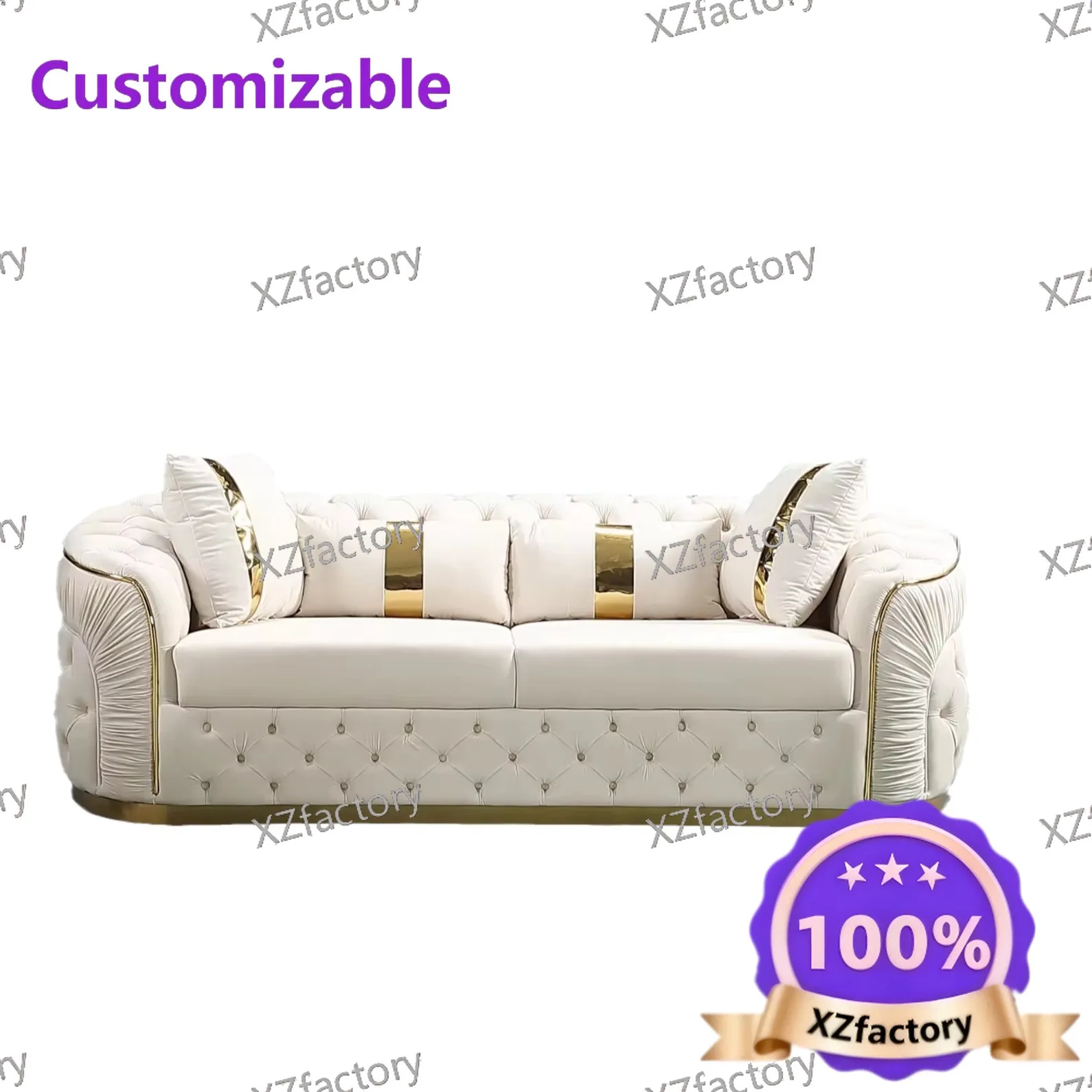 Factory Direct 2026 Top Rated Fabric Couch