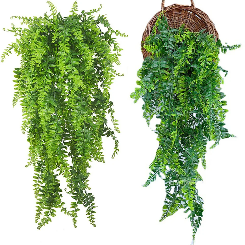 82cm Artificial Plant Rattan Fake Ivy Vine Home Decoration Hanging Plastic Leaf Grass Garland Outdoor Wedding Party Decorations