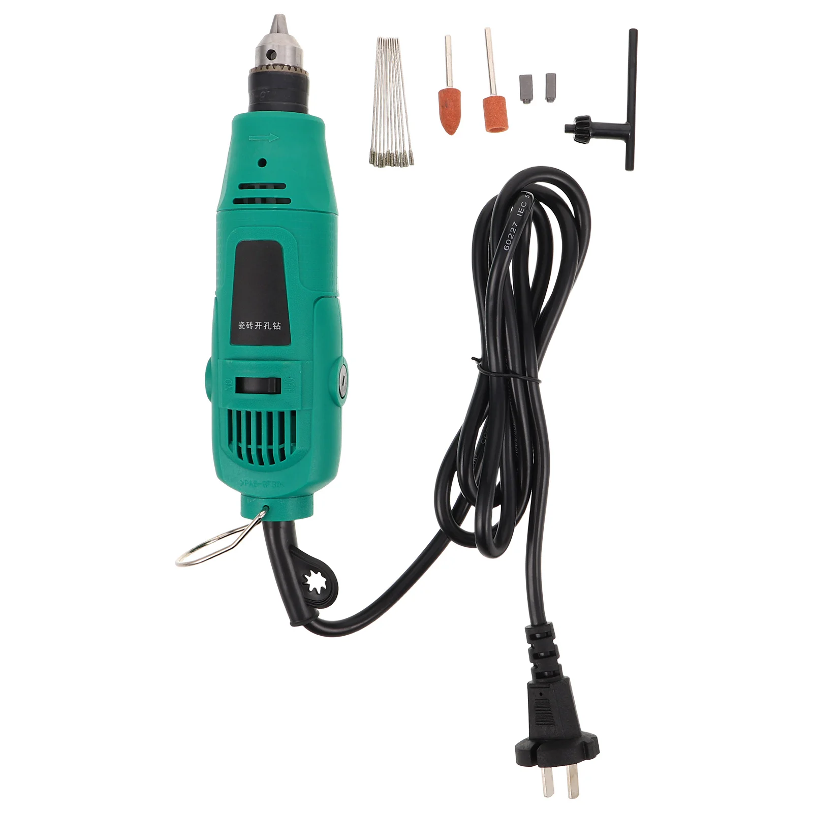 

Portable Handheld Power Kit Corded Compact Electric Set With Drill Bits For Home Furniture Concrete Household Projects Ergonomic