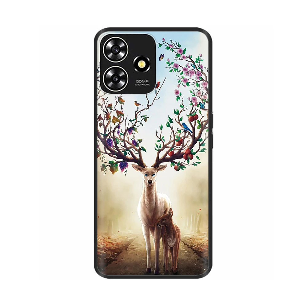 For ZTE Blade V50 Smart Case Protective Shell For ZTE V50 Design 4G Luxury Painted Soft Cases For ZTE Axon 50 Lite Cover Fundas