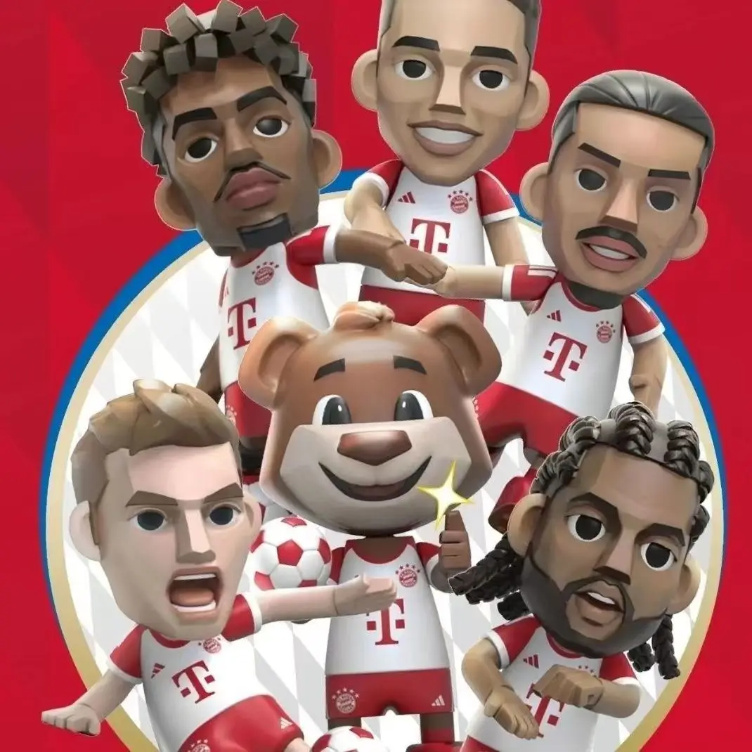 

Бавария Мюнхен Футбольная звезда Слепая коробка Фигурки Тайна Коллекционная игрушка с популярными игроками Sane Coman Müller Neuer