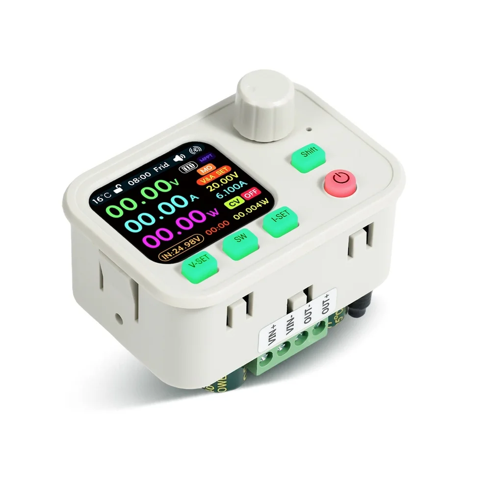 200W CNC DC Power Supply with WiFi App Control IPS Screen MPPT Solar Charging Function 6-36V Input 0-40V Output