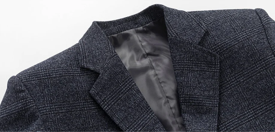 Men's Retro Plaid Suit 2025 High Quality Spring Autumn Leisure Fashion Handsome Business Ironing Top Coat
