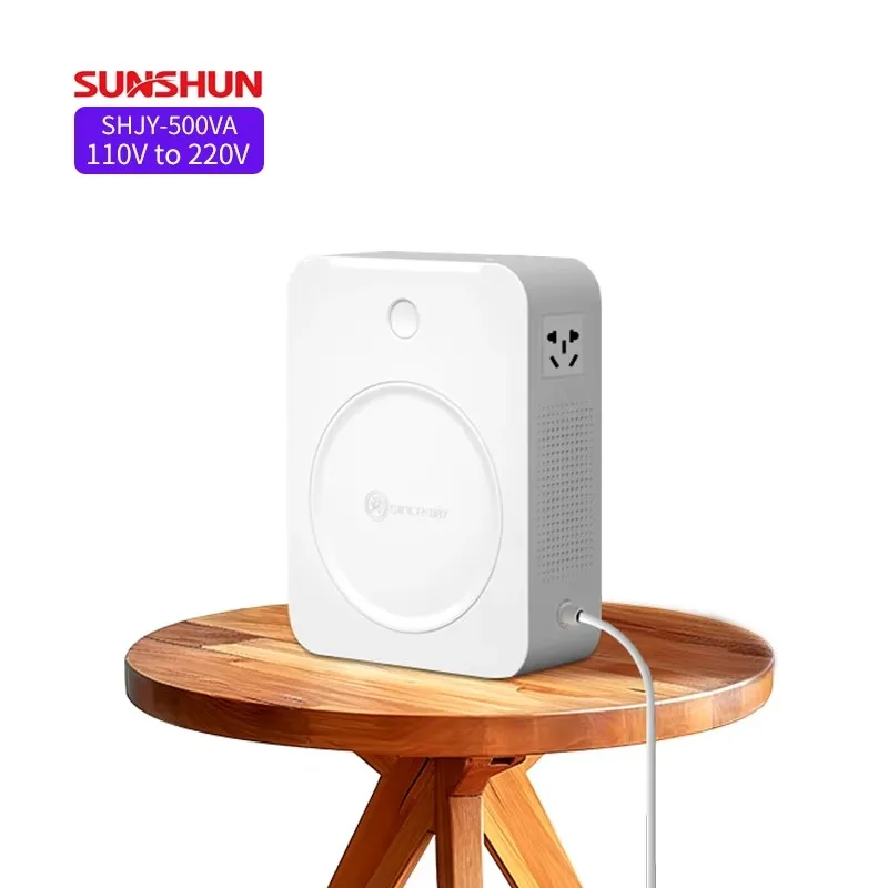 

500W Single Phase Step up Voltage Converter 110V-220V 500VA 60Hz Ring Low Voltage Toroidal Transformer for Home Use