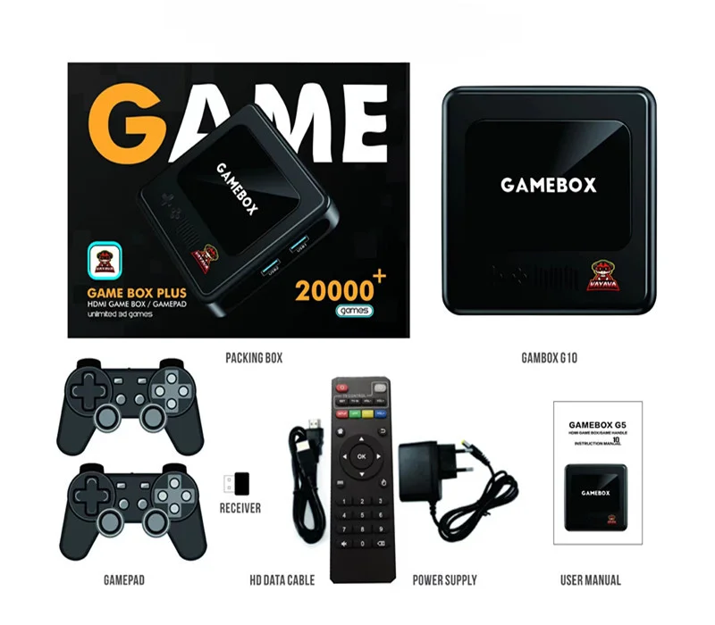 

Experience New Levels of Fun with G10 Android Game Console High Definition 4K Display PSP Arcade and 3D Games Gamepads Supported
