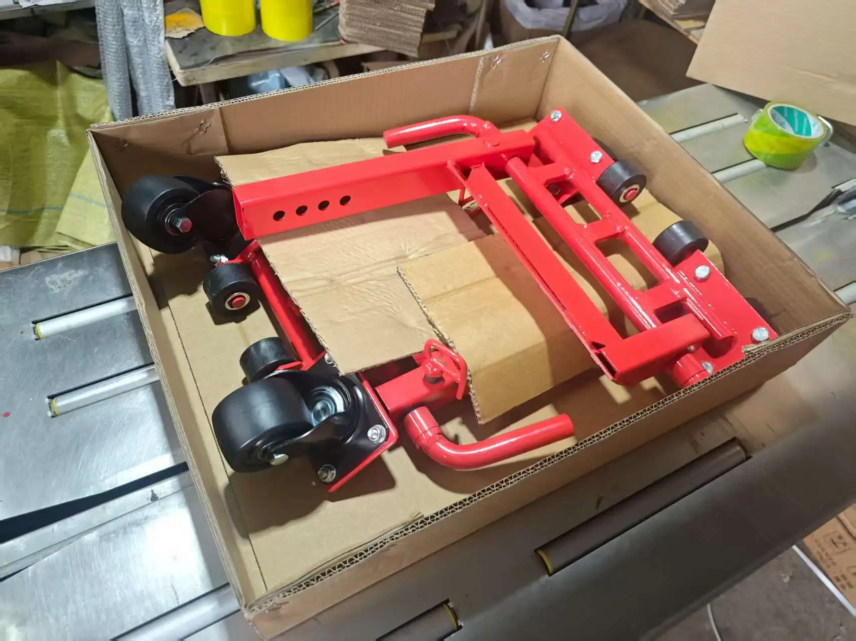 360 ° Universal Auxiliary Wheel with Ground Protection Wheel Dolly Customizable Color Mobile Cart