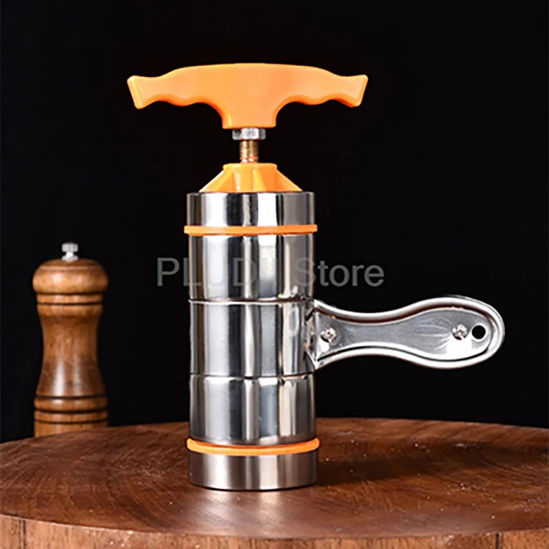 

Ручная машина для изготовления лапши из нержавеющей стали с 6 формами для макарон, многофункциональная машина для изготовления макаронных изделий, кухонный инструмент для приготовления пищи