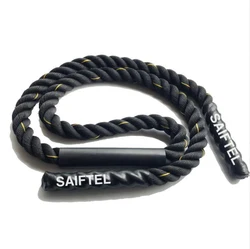 Cuerda de saltar pesada de 25mm para fitness, cuerdas de saltar de batalla ponderadas para crossfit, entrenamiento de fuerza mejorado, equipo de gimnasio en casa