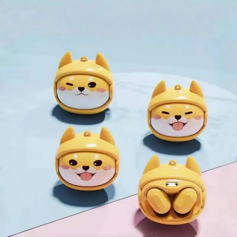 

Cool Trendy Change Face Creative Design Magnetic Earphones In-Ear Wireless Bluetooth Noise Canceling Sports Earbuds For Boy Gift