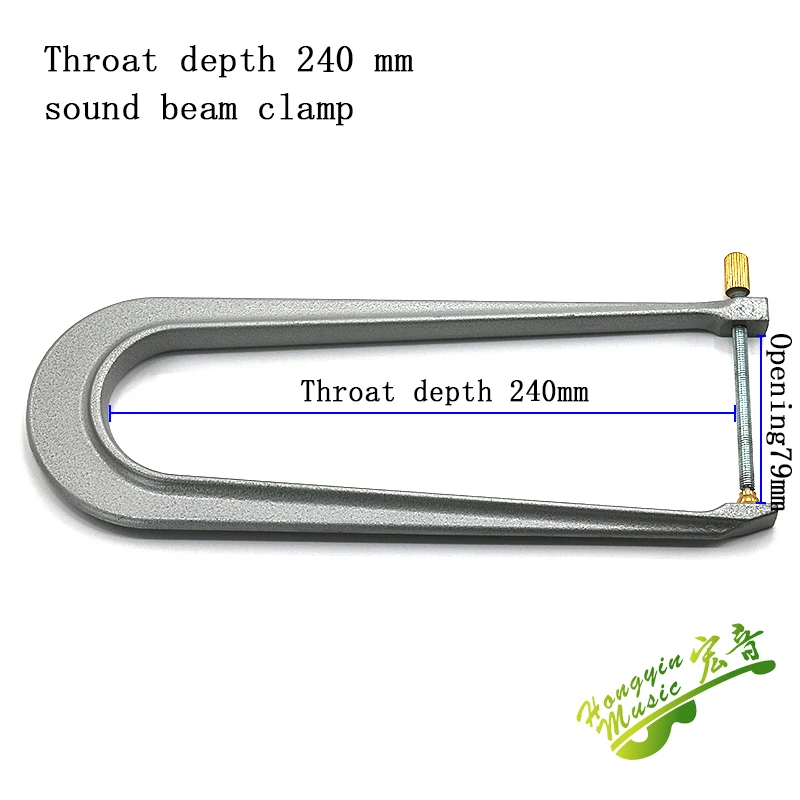 HUATOOL Violin Bridge Mounting Fixture Clamp, Luthier Tool for Small Large Violin, Guitar Bridge Repair & Making Accessory