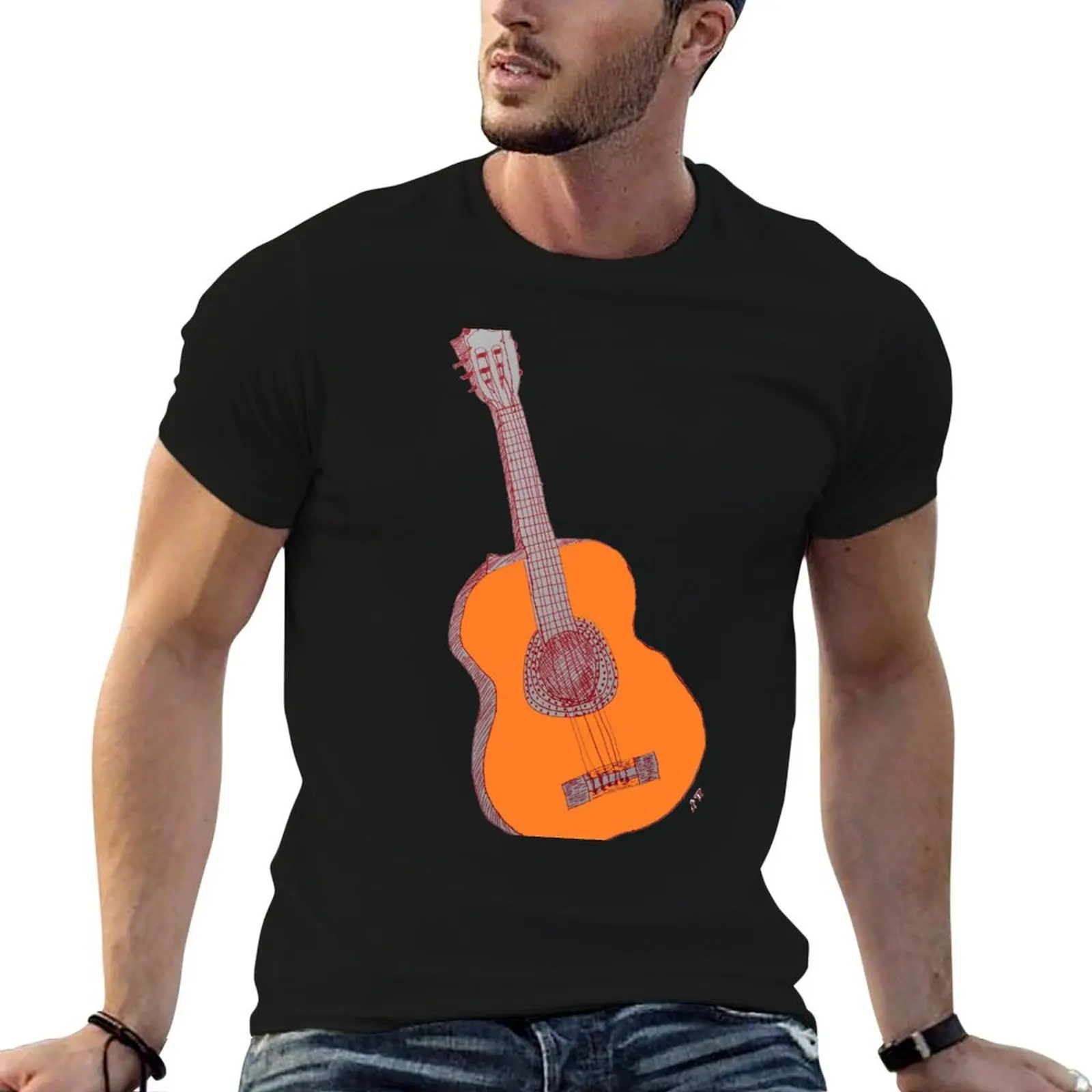 

Acoustic Guitar T-Shirt t shirt man luxury man t shirts graphic T-Shirt