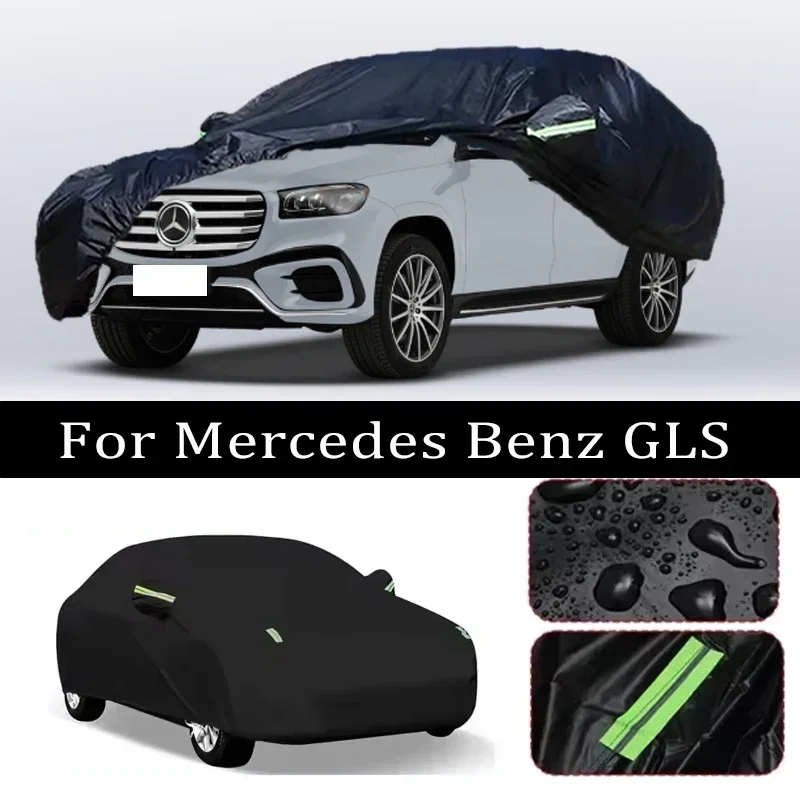 

For Mercedes Benz GLS Car Covers Outdoor Waterproof Dustproof Sun Rain Snow Protection Thick Oxford Cloth Full