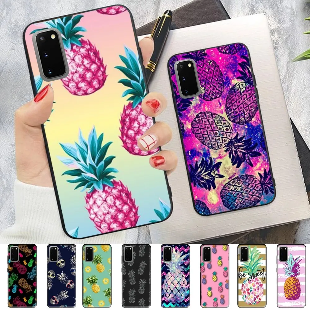 Pineapple fruit Mousepad For Samsung S 9 10 20 21 22 23 30 23plus lite Ultra FE S10lite Fundas