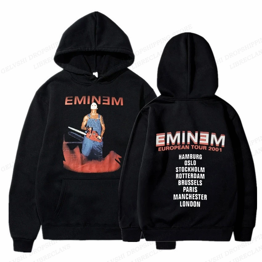 Sweatshirts Women Sweats Boy Coats Album Tracksuit Rock 2024 Rapper Eminem Hoodie Men Women Fashion Hoodies Kids Hip Hop Hoodies