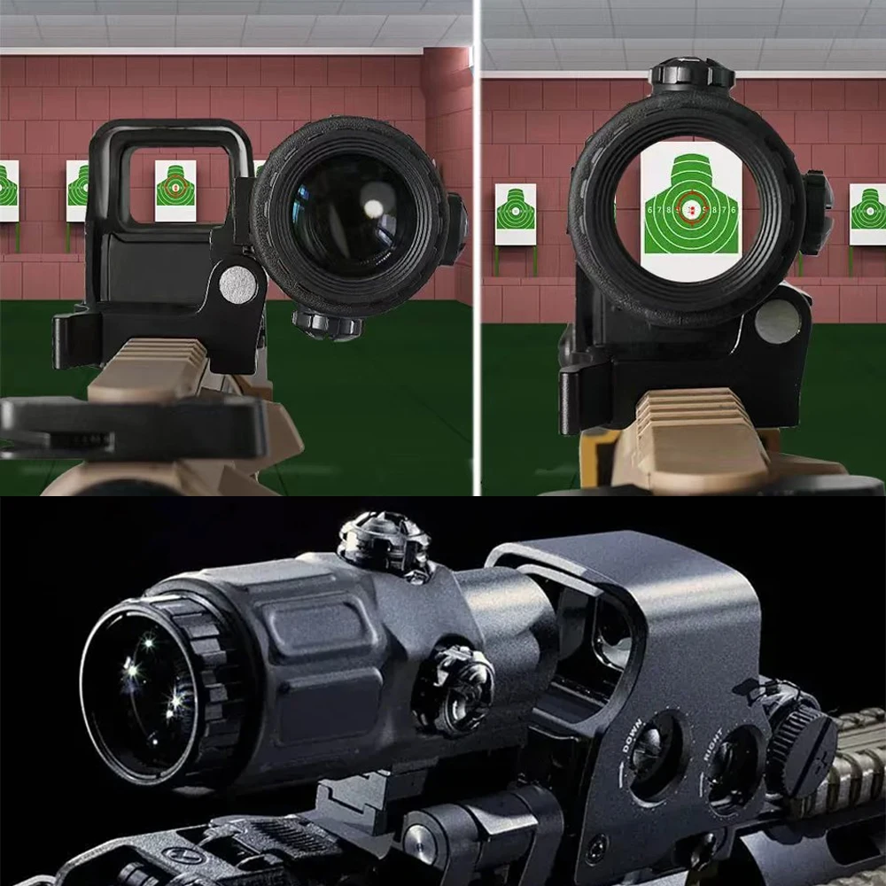 Mira holográfica táctica con lupa G33/G43/G45 – Montaje QD 20mm - imagen 4