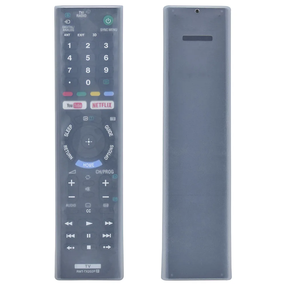 Pilot do telewizora osłony kontrolne dla RM-ED052 Sony RM-ED050 RMT-TX200C RMT-TX100D RM-ED053 RM-ED060 RMF-TX300C silikonowe etui odporne na