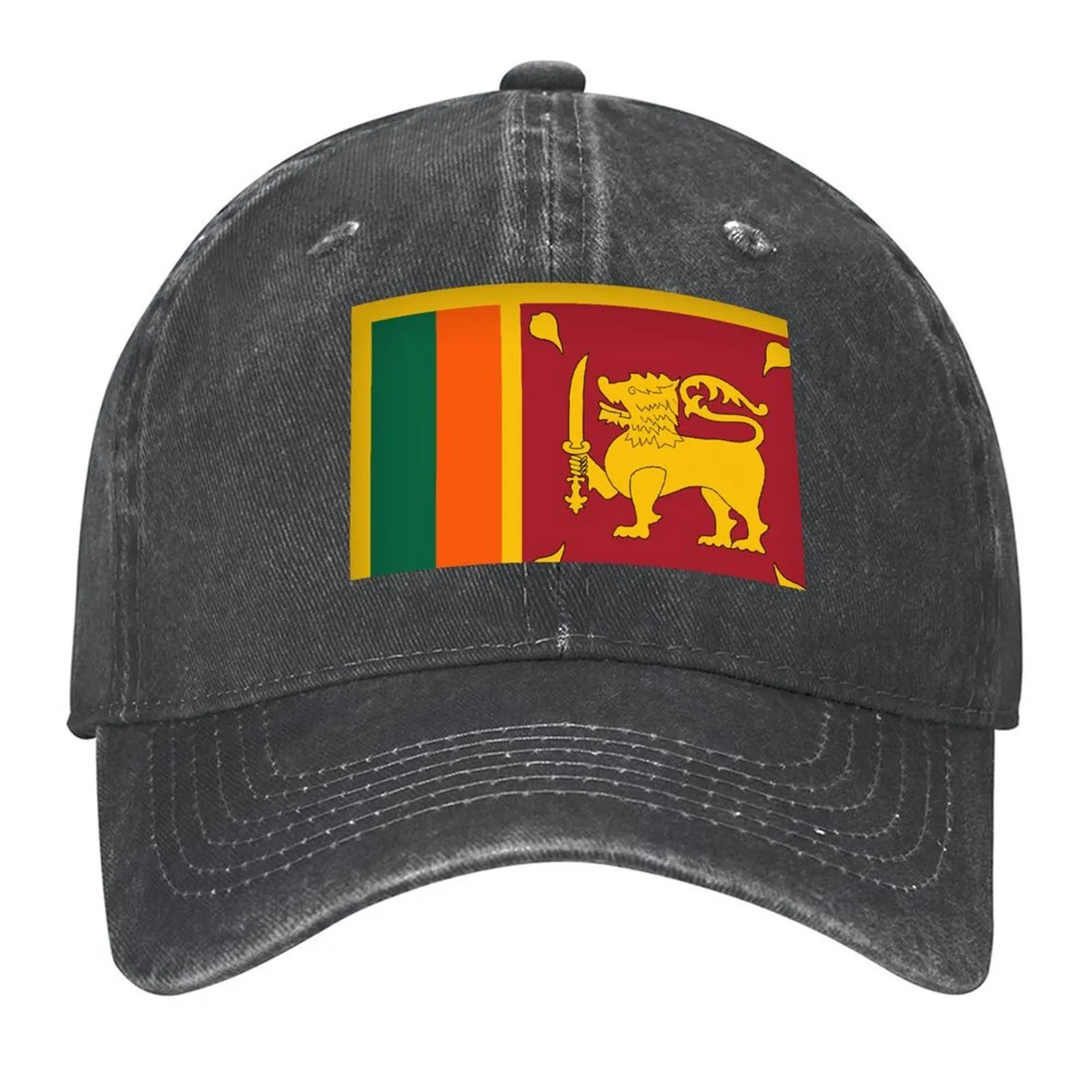 

Sri Lanka- Official Flag of the Republic of Sri Lanka Baseball Cap Fishing cap New Hat luxury woman cap Men's Women's