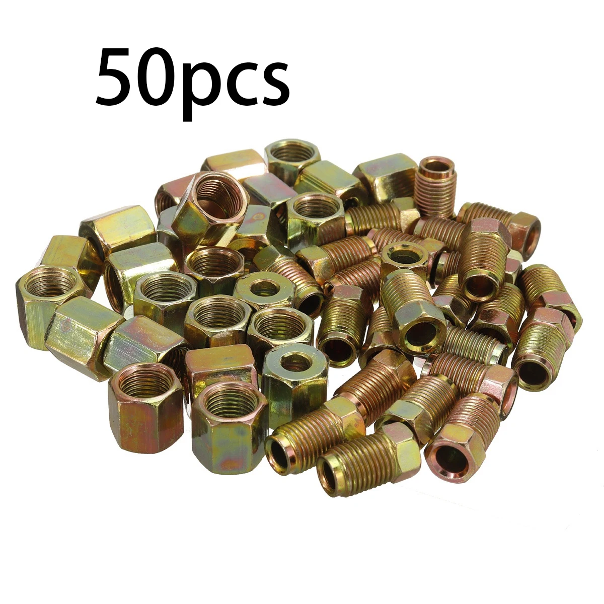50-Piece Brake Line Fittings Kit for 3/16