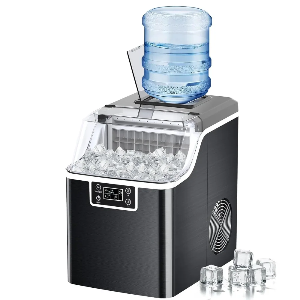 

45 Lbs/Day,2 Ways to add Water,ice Makers countertop,Self Cleaning Ice Maker,24H Timer,Perfect for Home,Office,Bar