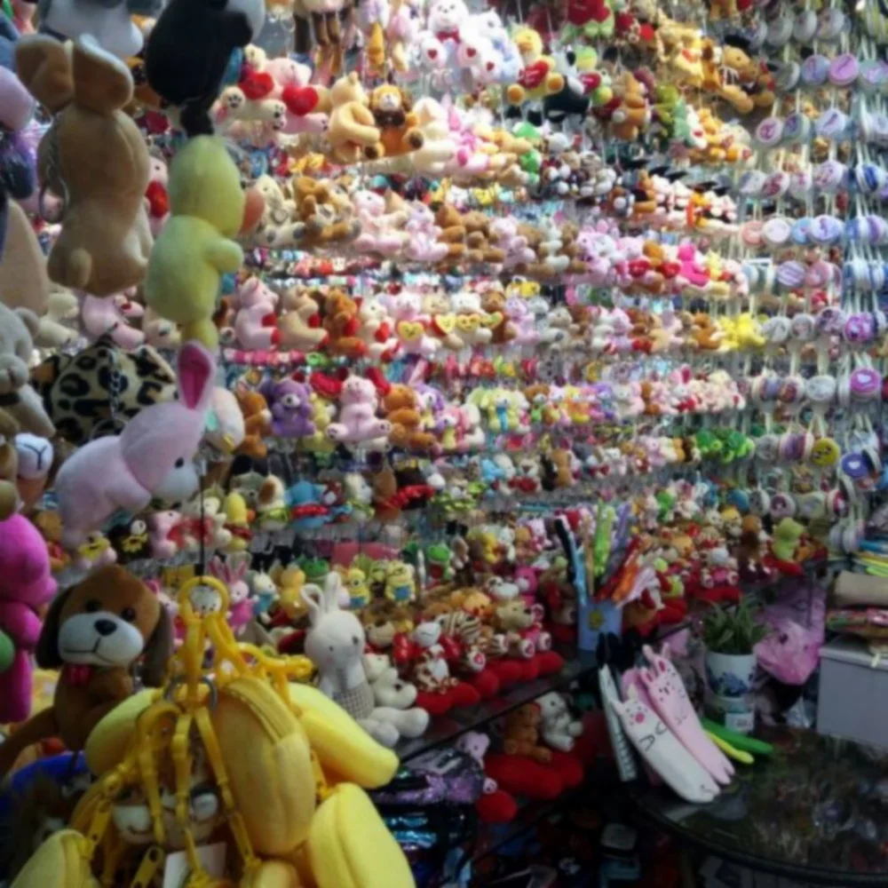 60/100pcs Mixed Batch Small Goods Stall Supply Wedding Mix Crane Machine Pendant Plush Toy Factory Stuffed Animals Wholesale