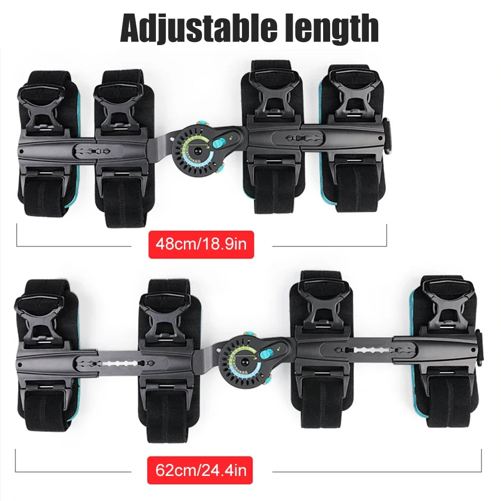 Hinged Knee Brace ROM Knee Immobilizer Leg Braces Orthopedic Patella Knee Immobilizer Brace Support Orthosis