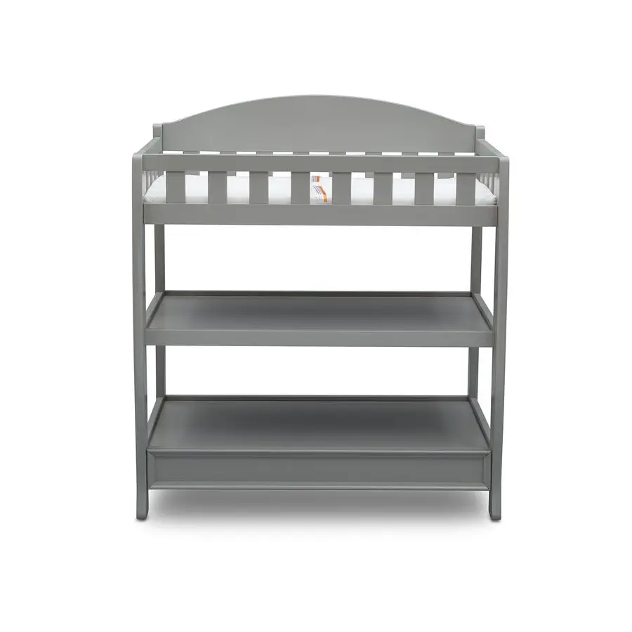 Babycommode met kussen, grijs