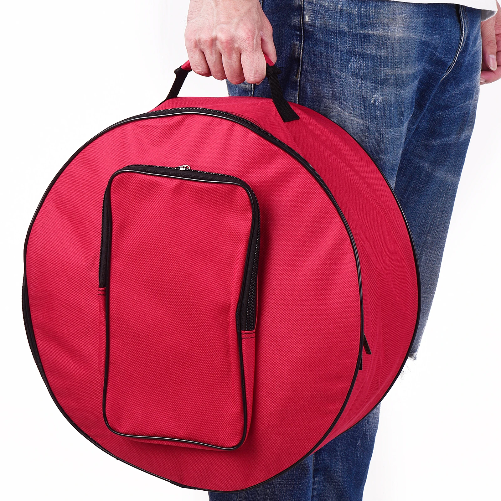 

13-14 Inch Padded Snare Drum Bag Durable Water-resistant Oxford Cloth Portable Carrier Case Handle Drum Set Accessories Military