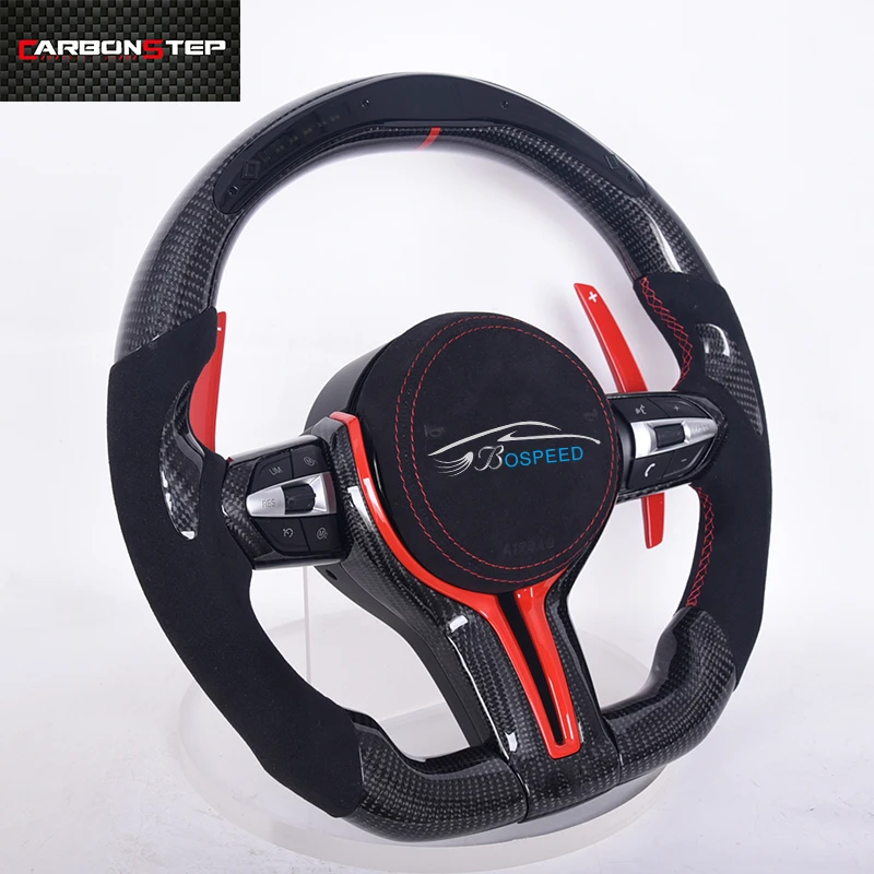 Carbon Fiber Steering Wheel For Bmw E46 M3 E38 E39 E83 E60 E70 E71 E72 E53 E89 E92 E93 E81 E87 E84 E82 X1 X2 X3 X4 X5 X6