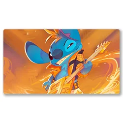 Lorcana-Tapis de jeu en caoutchouc antidérapant, Polymère de jeu, Sous-souris, 24x14, Compatible avec TCG, Amaran