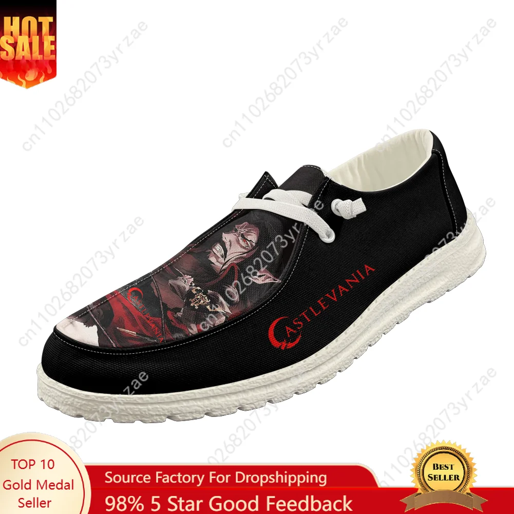 

Castlevania Casual Shoes Mens Womens Breathable Flat Footwear Indoor Outdoor Lightweight Fashion Pattern Shoes Customize Shoes