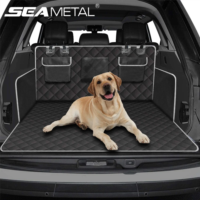 SEAMETAL Waterproof Trunk Mat for Dog Thicken Oxford Cloth Dog Trunk Carpet Wear-Resistant Anti Scratch Protector Cover for Suv