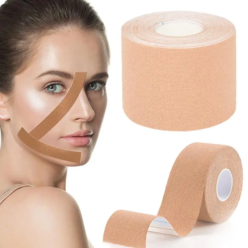 【WA】1 Roll Muscle Kinesiology Elastic Knee Pain Relief Strain Patch 2.5-10cm Sports Kinesiology Tape Athletic Recovery Stickers
