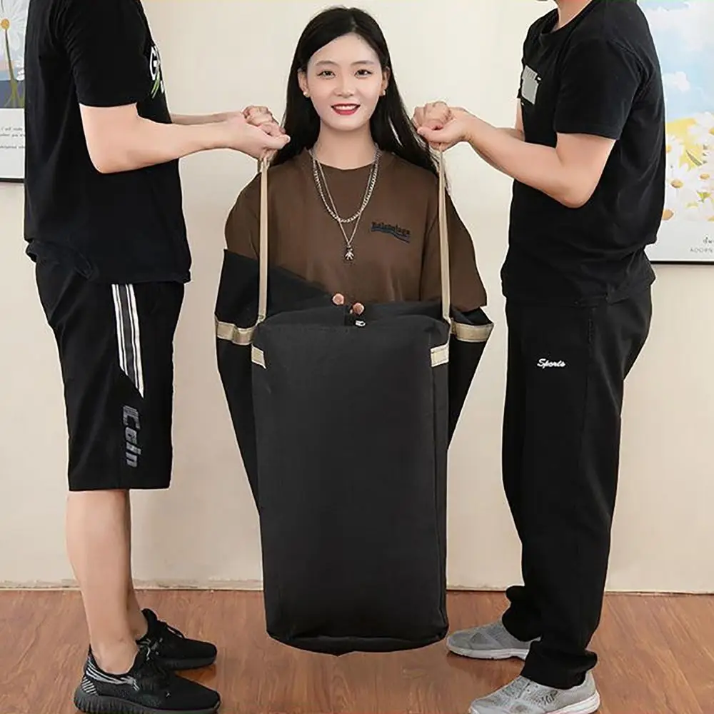 Oxford Cloth Clothes Storage Bags Bidirectional Zipper Moving Luggage Luggage Pack Large Capacity Closet Organizer Home Travel