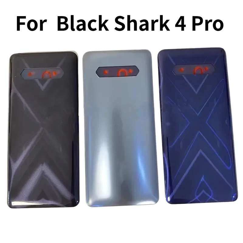4Pro Battery Back Cover For Xiaomi Black Shark 4 Pro 6.67" Rear Housing Case Replace Repair Spare Parts SHARK PAR-H0