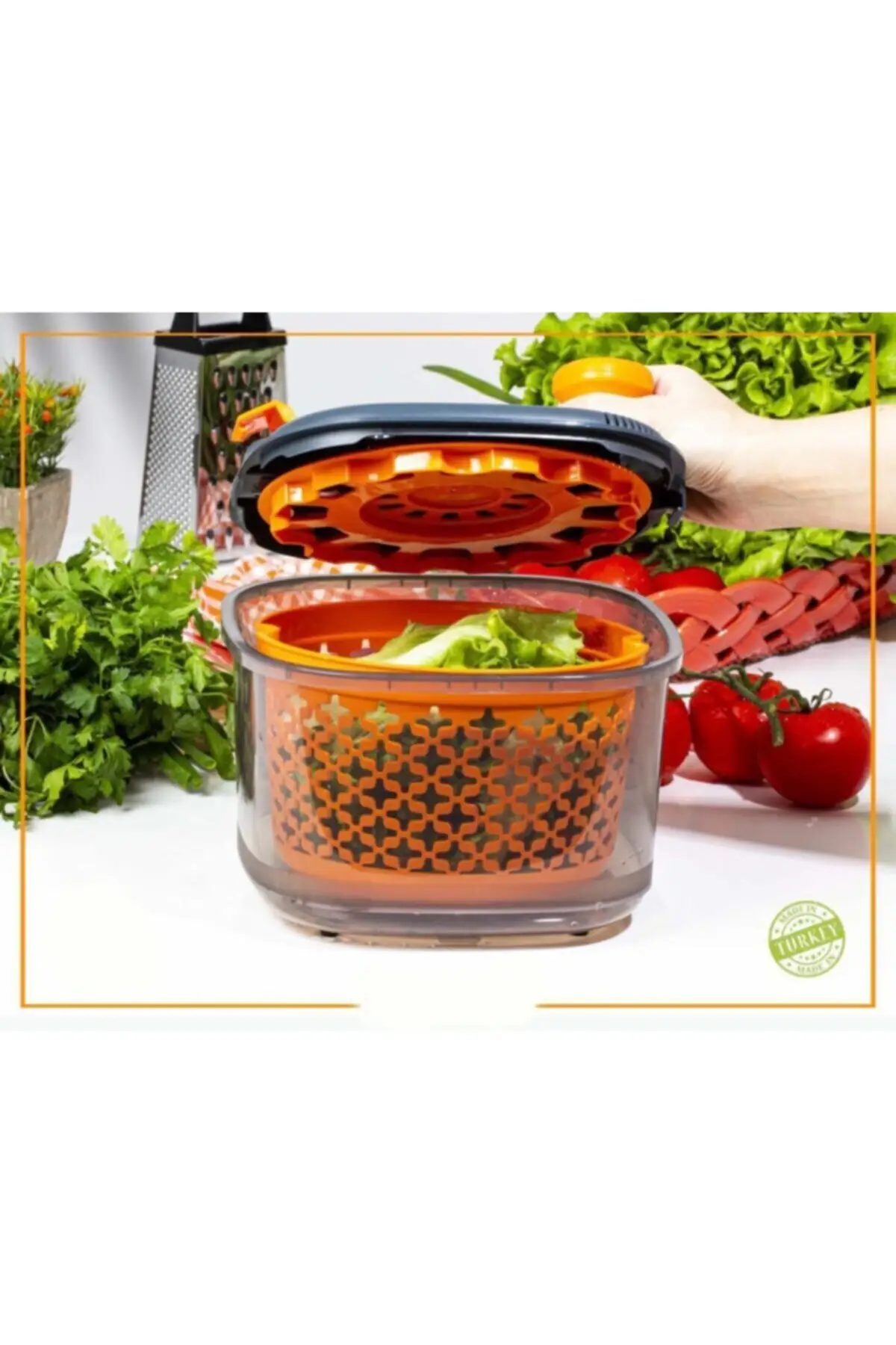 Secador de saladas e legumes 4,2 lt