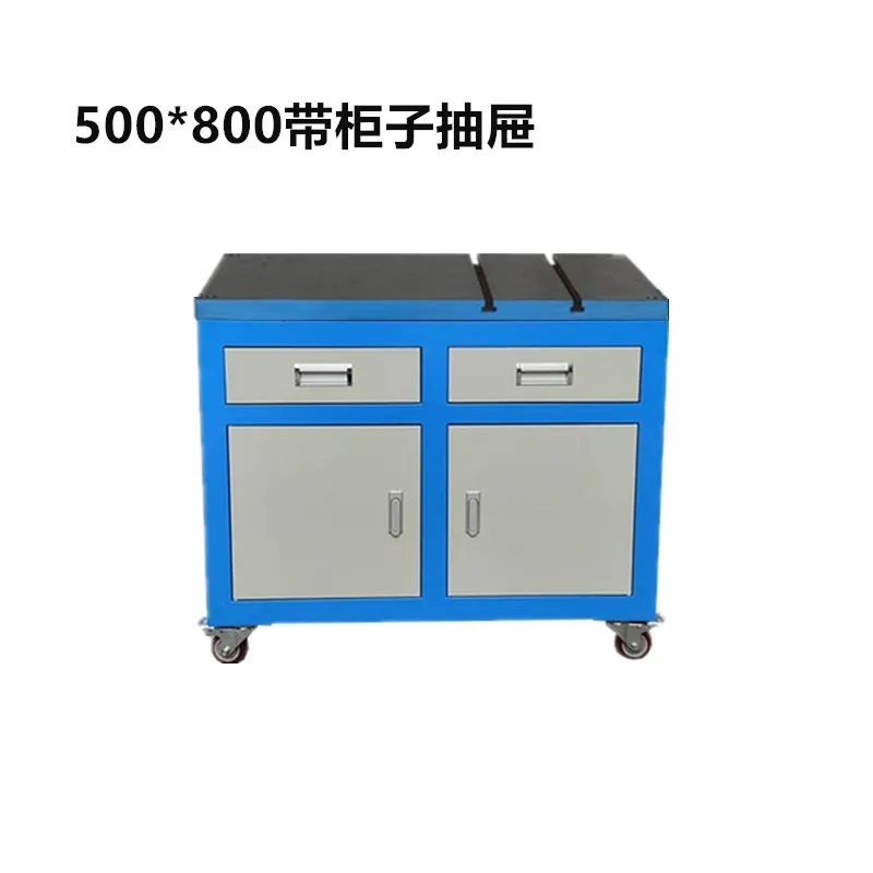 Cast Iron Worktable M14T Electric Tapping Machine Tapping Operation Platform Plate Groove