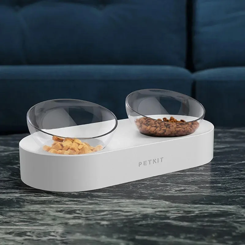 Youpin สัตว์เลี้ยงชามอาหารคู่ปรับ Feeder ชามน้ำถ้วยอาหารแมวชามดื่มชามแมวสัตว์เลี้ยงอุปกรณ์