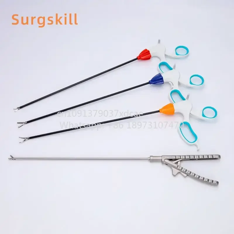 2026 NEW Laparoscopic/Gynecology Training Instruments Set, .Holder, Maryland Dissector, Curved Scissors, Fenestrated Grasp