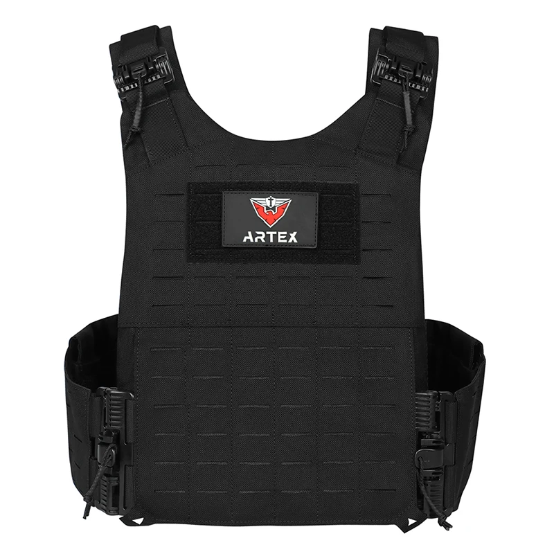 

Artex Tactical Vest Quick release 1000D Nylon modular cutting tactical hunting vest Black Lightweight Weighted Vest
