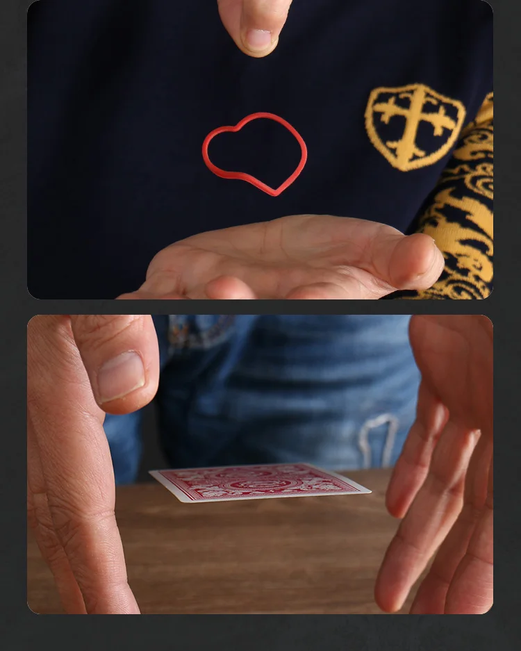 1 Stück Elastischer Unsichtbarer Faden Schwebender Ring Blume Bewegt Sich Magie Zaubertricks Bühnen- und Straßenillusion Requisiten Gimmick – Detail 6