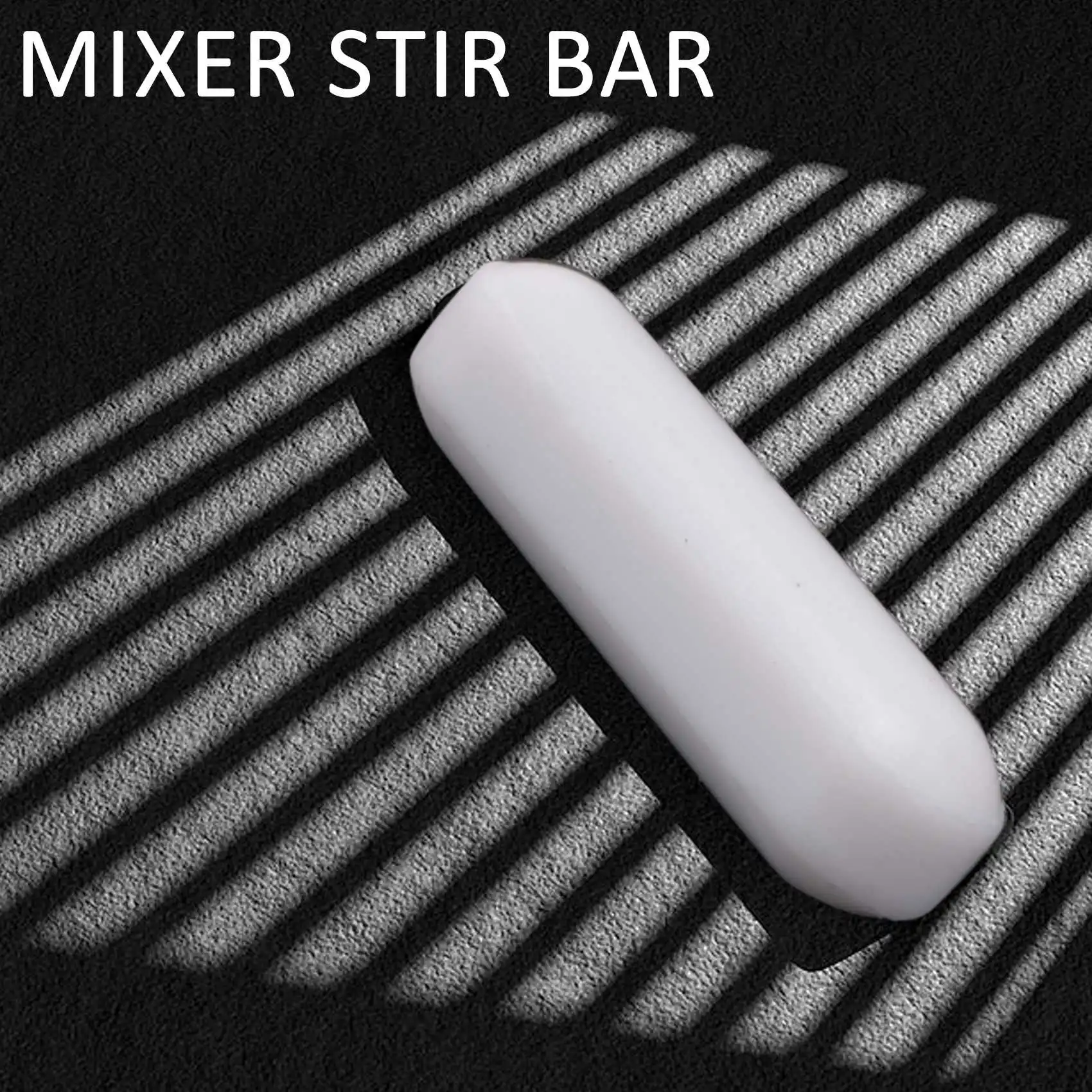 5 Pcs 25mm(1 Inch) PTFE Magnetic Stirrer Mixer Stir Bar,White Color,Laboratory Bar,Stir Plate Bar,7mm25mm Stir Bars HGC