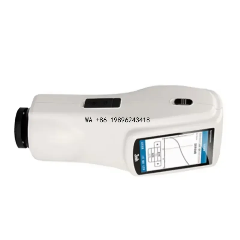 Wmwmnu 8mm Portable Colorimeter Spectrophotometer With NS810 USB RS-232 Interface Digital Color Difference Meter Tester