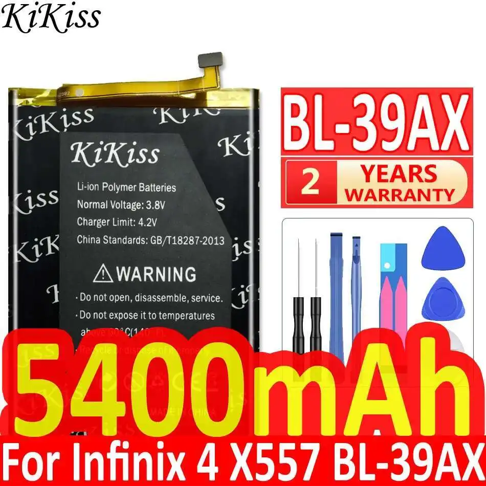 

Быстрая зарядка аккумулятора мобильного телефона 5400 мАч для Infinix 4 X557 BL-39AX