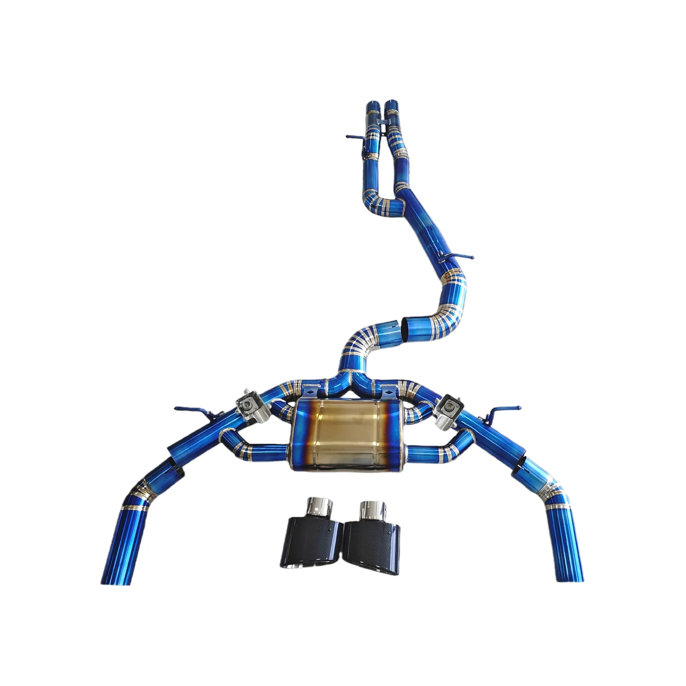 

AKS Titanium Exhaust System For Audi RS3 2.5T 2017+ With Muffler Valves Exhaust Pipe