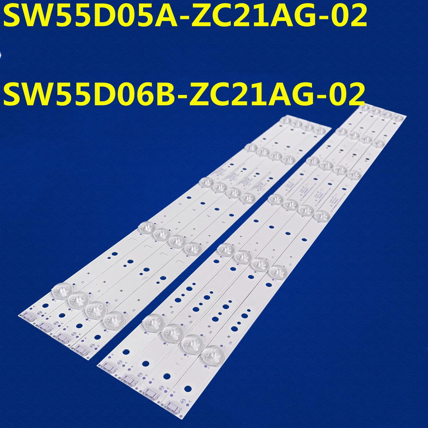 

40PCS LED Strip SW55D05A-ZC21AG-02 SW55D06B-ZC21AG-02 For 55L3650VM 55L5650VM KX55 55KX1 55E5