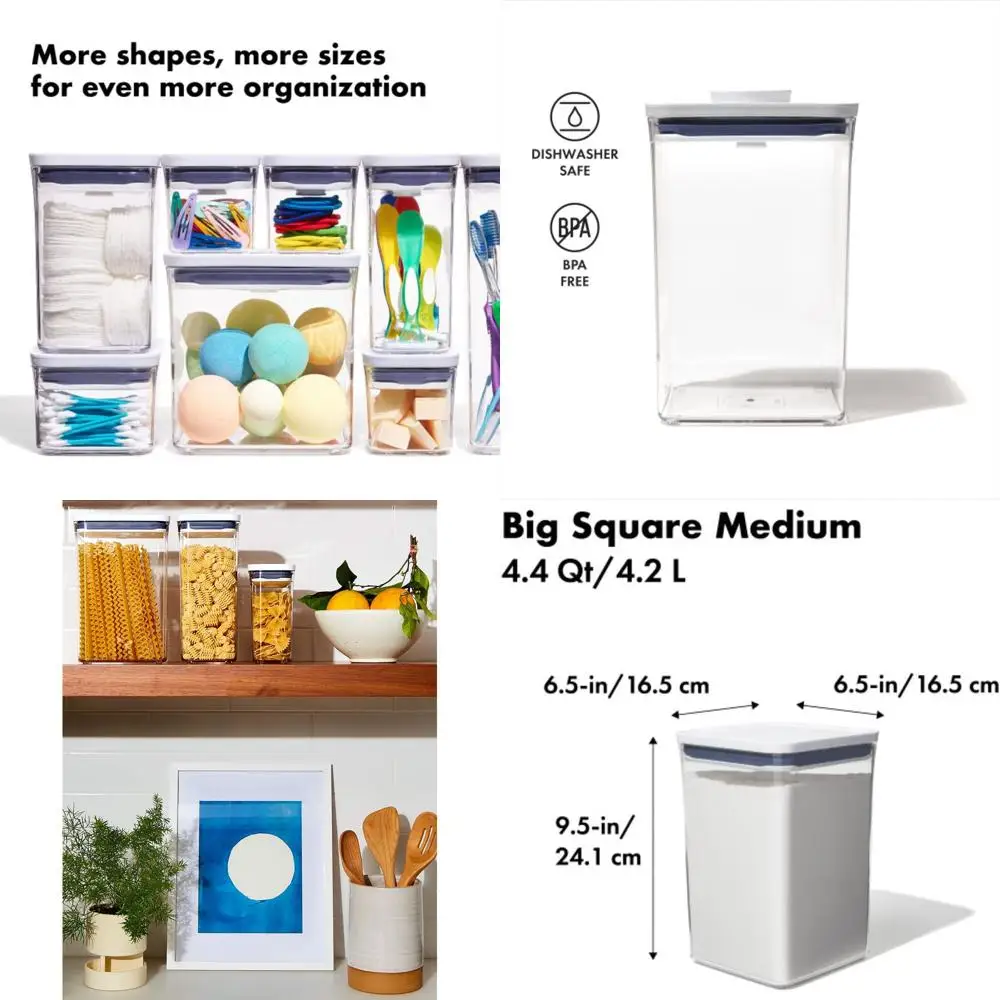 

Airtight POP Container, 4.4 Qt/4.2 L, Good Grips Food Storage